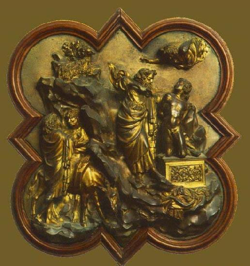 Lorenzo Ghiberti Sacrifice of Isaac oil painting image